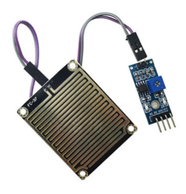 Regnsensor Raindrops Detection Sensor Arduino Module Rain Weather Module Humidity - Bilde 2