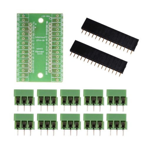 Arduino Nano tilkoblingsbrett Terminal Expansion Board Terminal Adapter IO Shield For Arduino NANO 1Pc CA