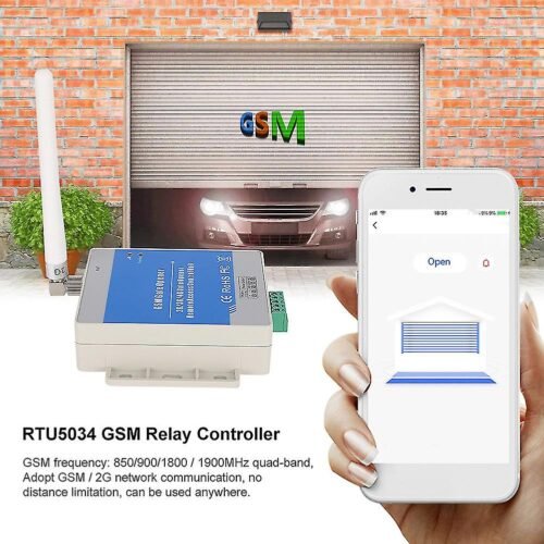 GSM Gate Opener/Relay Switch/Portåpner/Garasjeportåpner RTU5034