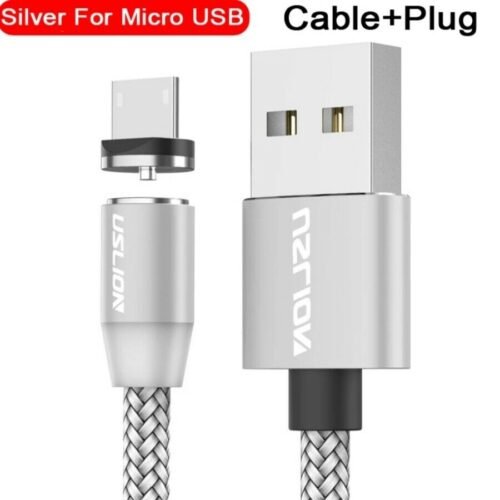 USB C kabel med magnetplugg og indikator lampe (Enkel tilkobling/lading!)