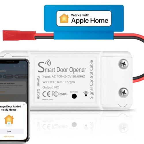 Smart WiFi Garasjeportåpner med Apple HomeKit – Enkel styring rett fra mobilen