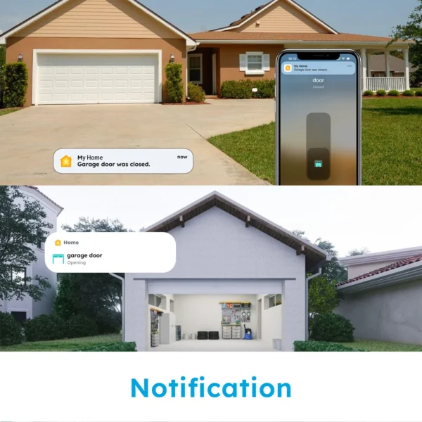 Smart WiFi Garasjeportåpner med Apple HomeKit – Enkel styring rett fra mobilen - Bilde 10
