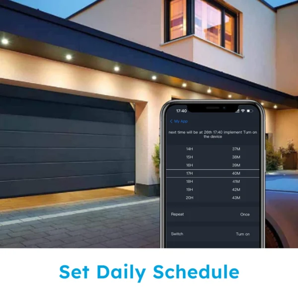 Smart WiFi Garasjeportåpner med Apple HomeKit – Enkel styring rett fra mobilen - Bilde 7