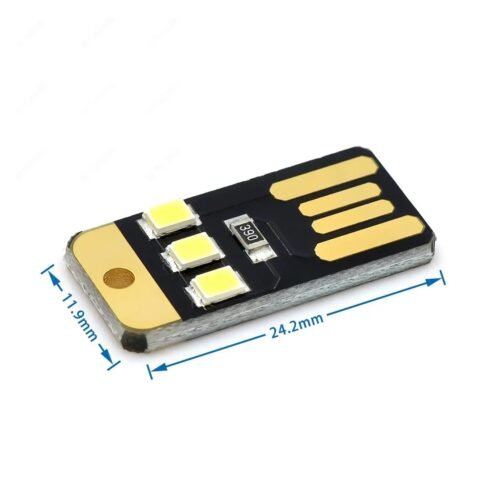 2 stk Super Mini USB-Nattlys for Camping og Skrivebordsbruk