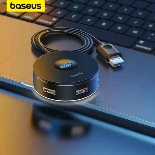 Baseus USB-Hub USB-A til 1 USB 3.0 + 3 Port USB 2.0 Multi Splitter Adapter Laptop Tilbehør