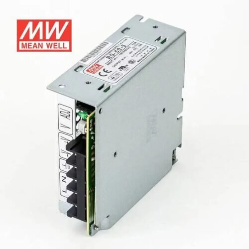 Taiwan MEAN WELL Switching Power Supply Strømforsyning RS-50-5 10A 50W DC NES