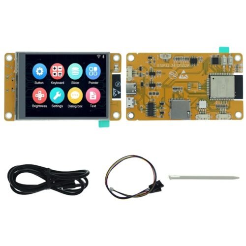 ESP32 Development Board with WiFi Bluetooth, 2.8-inch 240×320 Smart Display TFT Module Touch Screen LVGL with Acrylic Shell