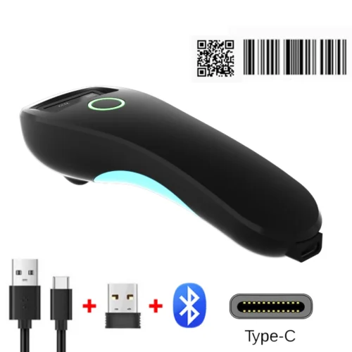 Holyhah C70 Bluetooth Wireless QR 1D 2D Barcode Scanner