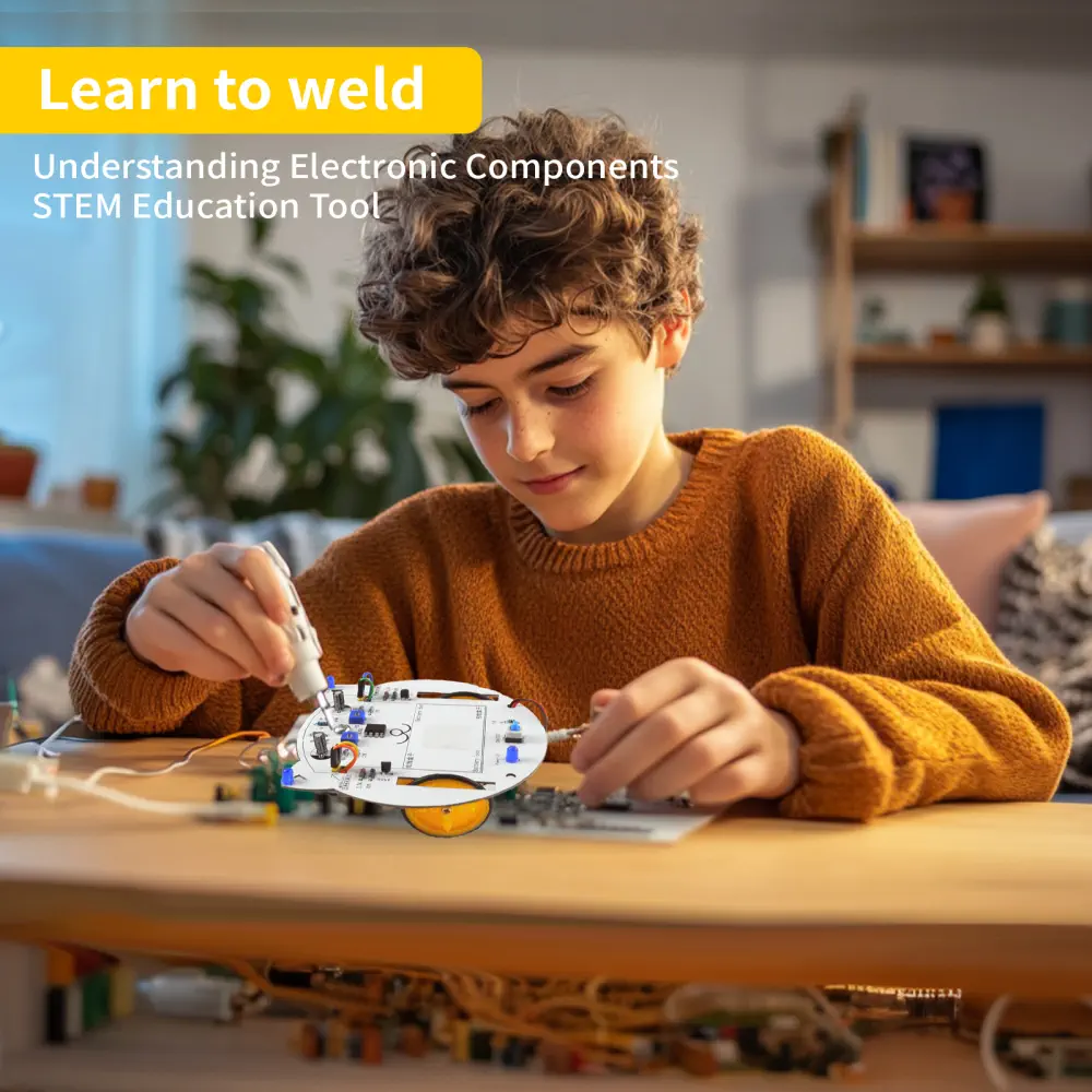 DIY Mini Cat Line Follower Tracking Robot byggesett - Bilde 3